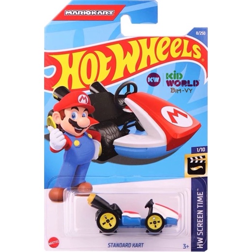 Xe mô hình Hot Wheels basic Mario Standard Kart HCT55.