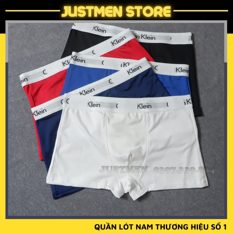 Quần lót nam boxer cao cấp co dãn 4 chiều thun lạnh chính phẩm, quần sịp xì đùi sexy thông hơi khử khuẩn | JM