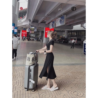 Váy body ôm đuôi cá thun cotton lạnh EDNAOOTD
