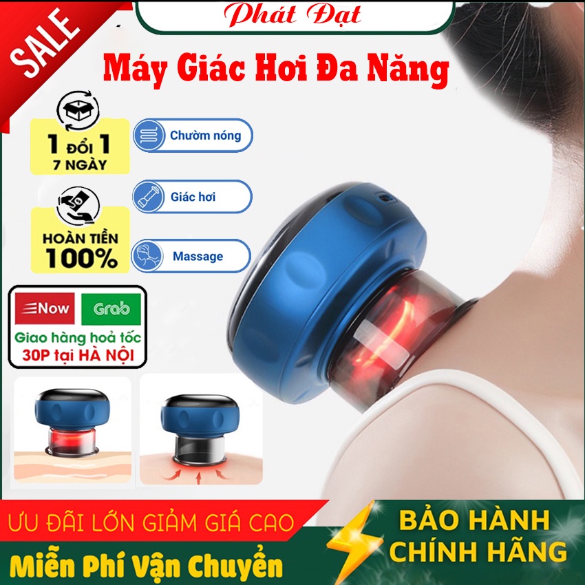 [Gao Hàng Hỏa Tốc] Máy massage giác hơi sử dụng áp suất âm và nhiệt giúp tuần hoàn máu, giảm đau cơ, giảm mỡ thừa