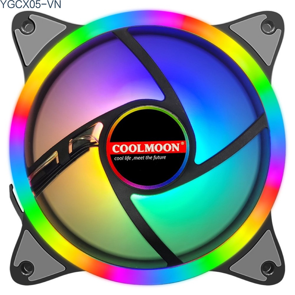 Quạt Tản Nhiệt Cpu Dc 12v 4 Pin Màu Rgb Tiện Dụng Ốp | BigBuy360 - bigbuy360.vn