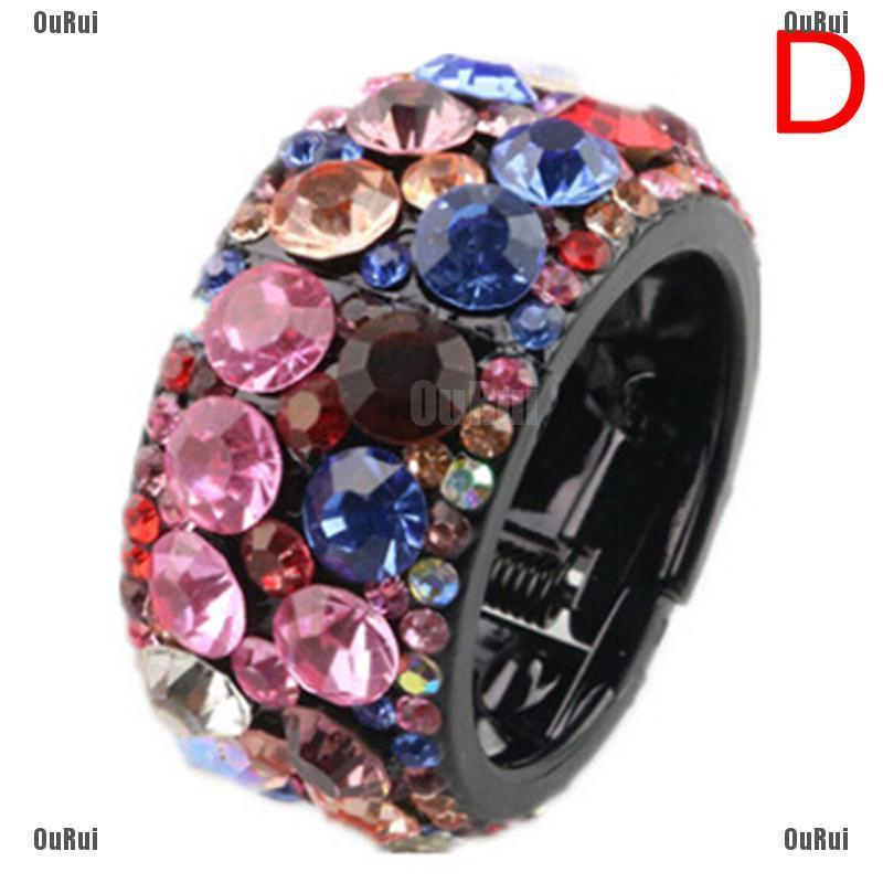 (FCC) 1 Kẹp Tóc Đính Đá Thời Trang Cho Nữ