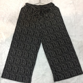 quần culottes vải sọc