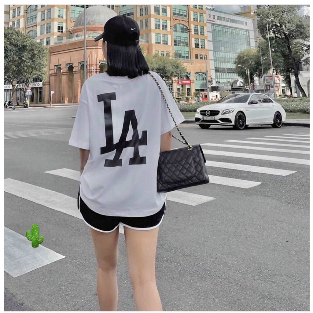 sét bộ đùi áo LA ngắn tay phối quần short viền