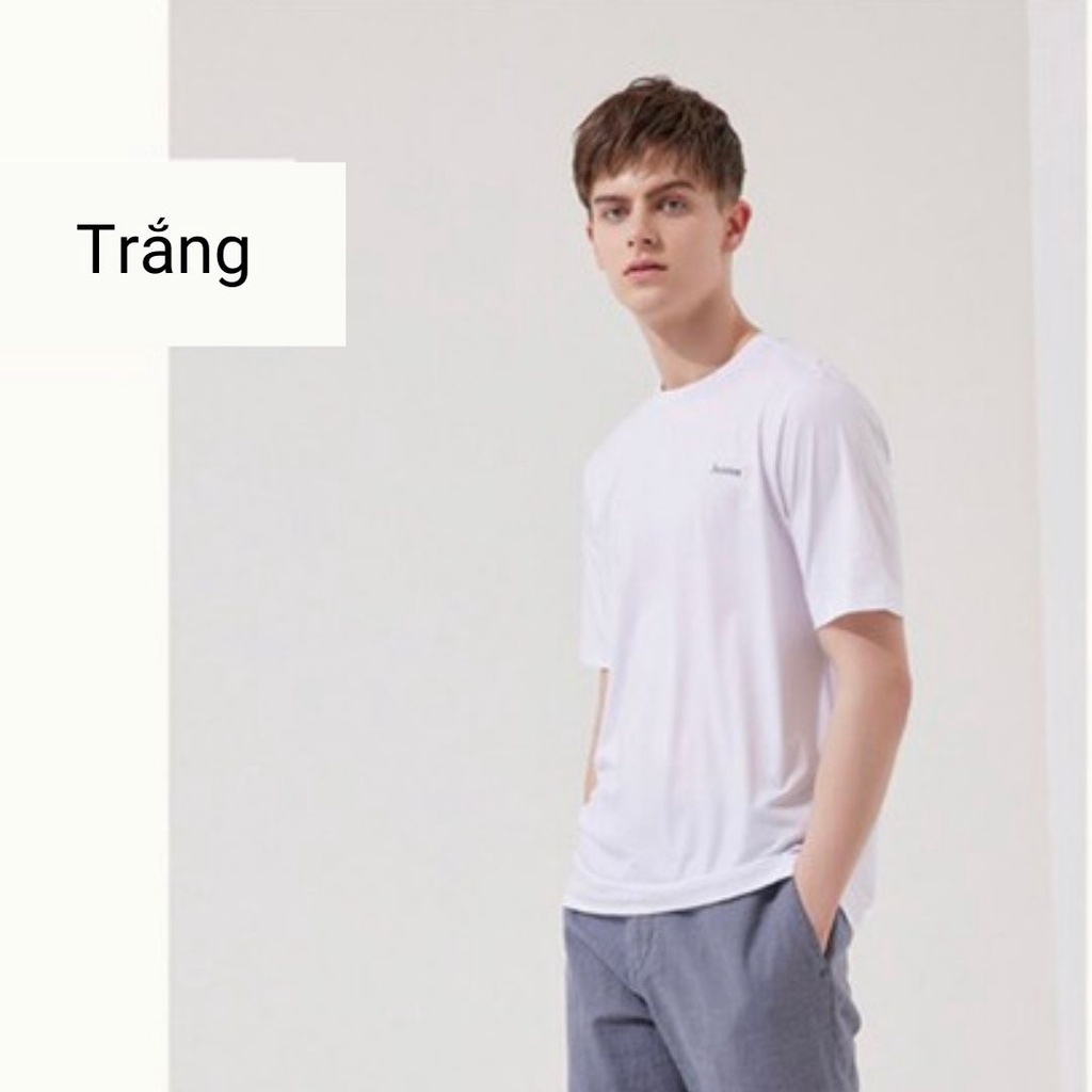 Áo thun nam áo phông cộc tay cổ tròn thể thao xuất Hàn AN225