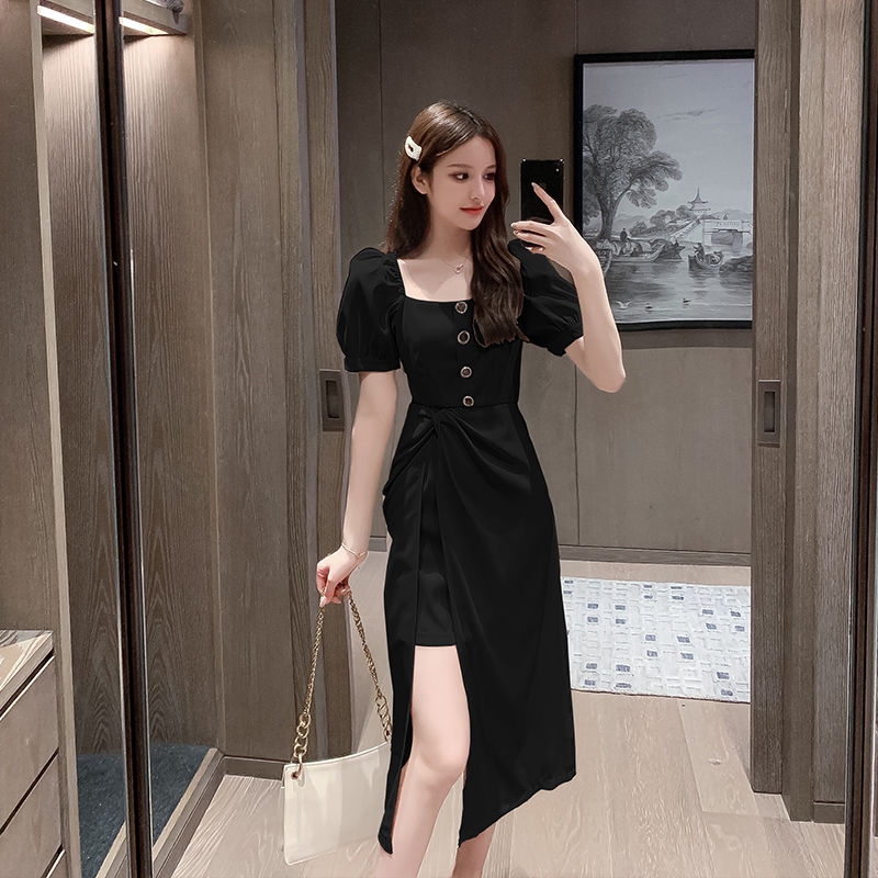 Đầm Nữ Tay Ngắn Phong Cách Retro Thời Trang Quyến Rũ | BigBuy360 - bigbuy360.vn