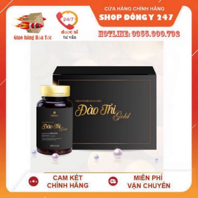 ✅ Viên Uống Nở Ngực Đào Thi Gold Tăng Size Vòng 1 Hàng Chính Hãng 100%
