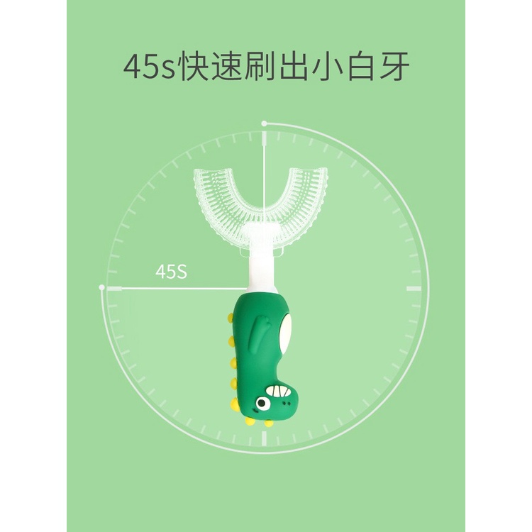 Combo bàn chải đánh răng cho bé kem đánh răng tạo bọt vị hoa quả bà cốc cho bé tập đánh răng hình khủng long xinh xắn