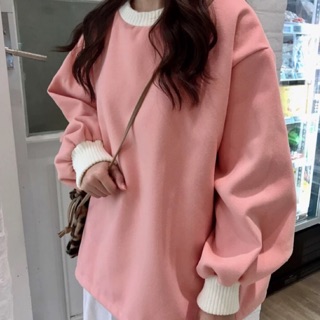 Áo sweater ulzzang trơn chất nỉ đẹp