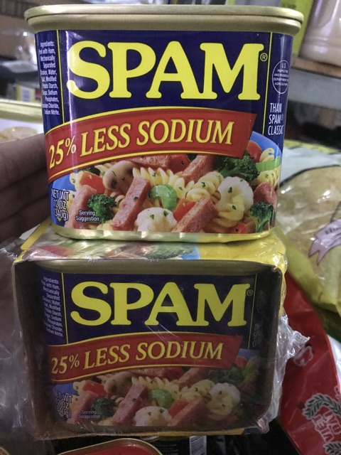 Thịt hộp Spam ít mặn 340gr