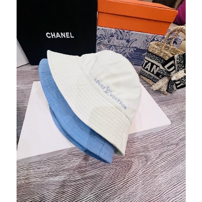 Nón bucket nam nữ, bo cụp thêu chữ L đơn giản nhiều màu sắc trẻ trung