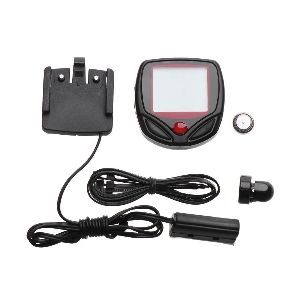 ZAIJIE24 Đồng Hồ Tốc Độ Màn Hình LCD Kỹ Thuật Số Cho Xe Đạp