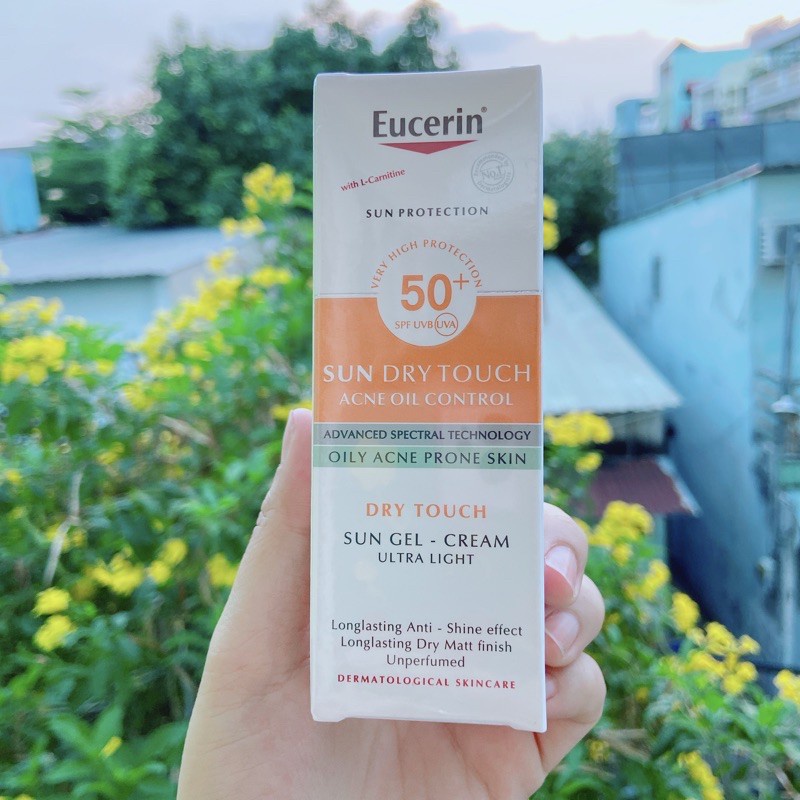 Kem chống nắng cho da nhờn mụn Eucerin Sun Gel-Cream Dry Touch Oil Control SPF50+ 50ml