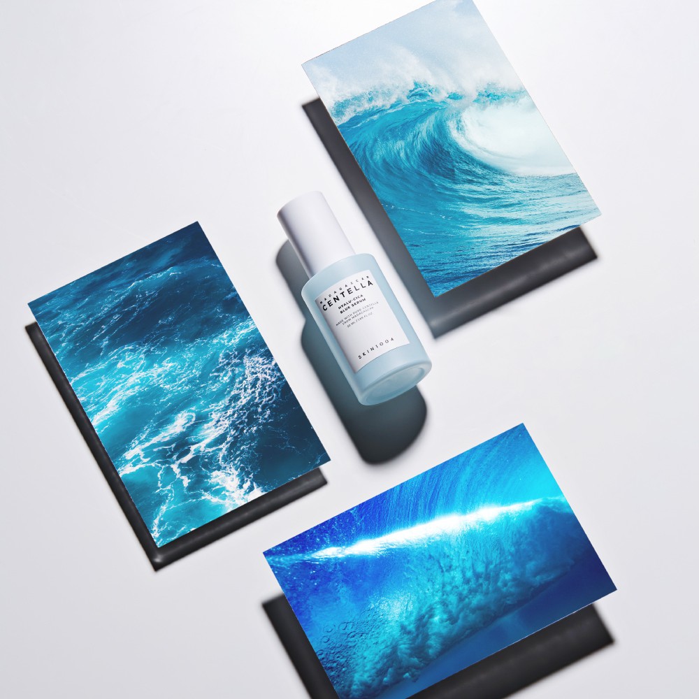 Tinh chất cấp ẩm Skin1004 Madagascar Centella Hyalu-Cica Blue Serum