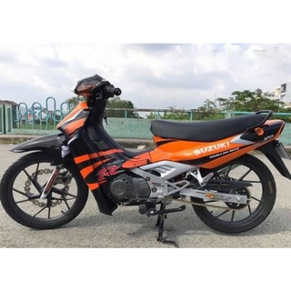 Tem Rời Satria 2000 Cam Đen