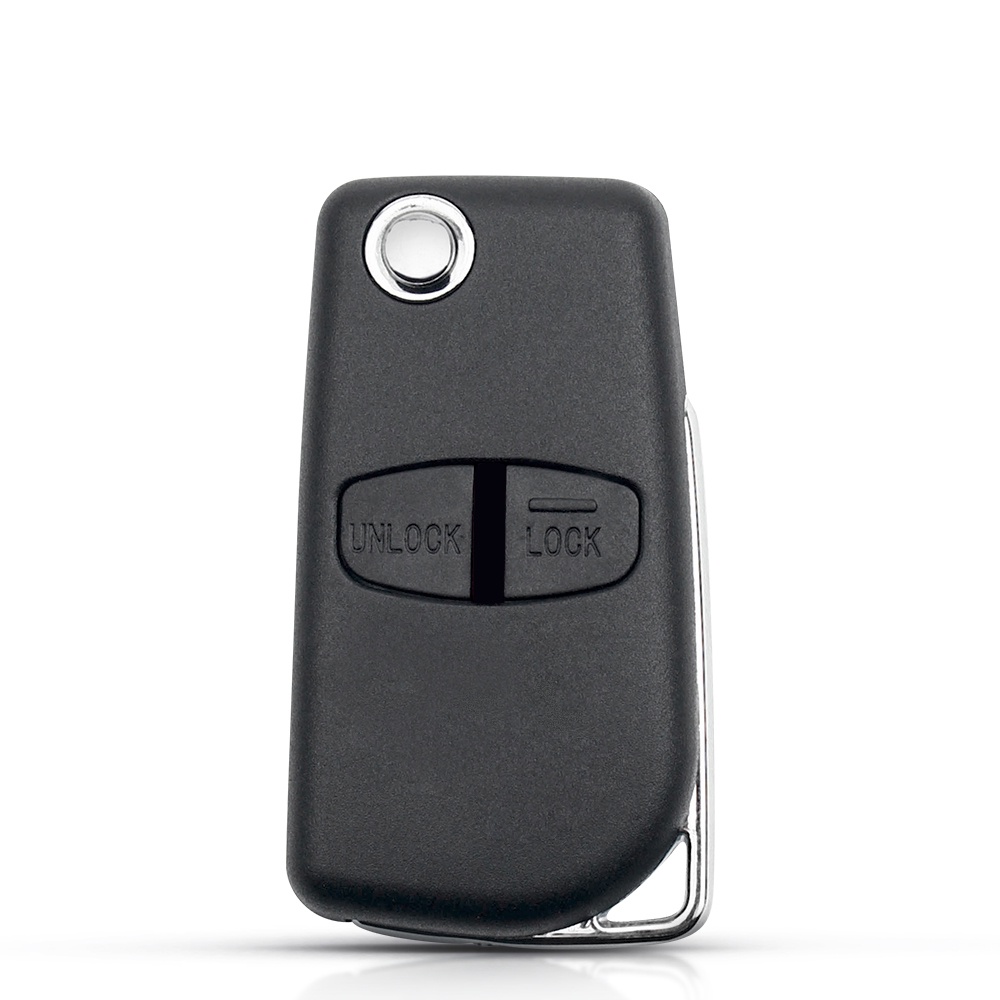 Vỏ Chìa Khóa Điều Khiển Từ Xa 2 Nút Cho Mitsubishi Attrage Mirage G4 Triton Xpander Pajero Xpander Lancer ASX Storm Kuda Outlander L200