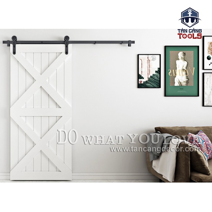 Phụ kiện Cửa Lùa Barn Door Hình Bánh Răng Chuyển Động