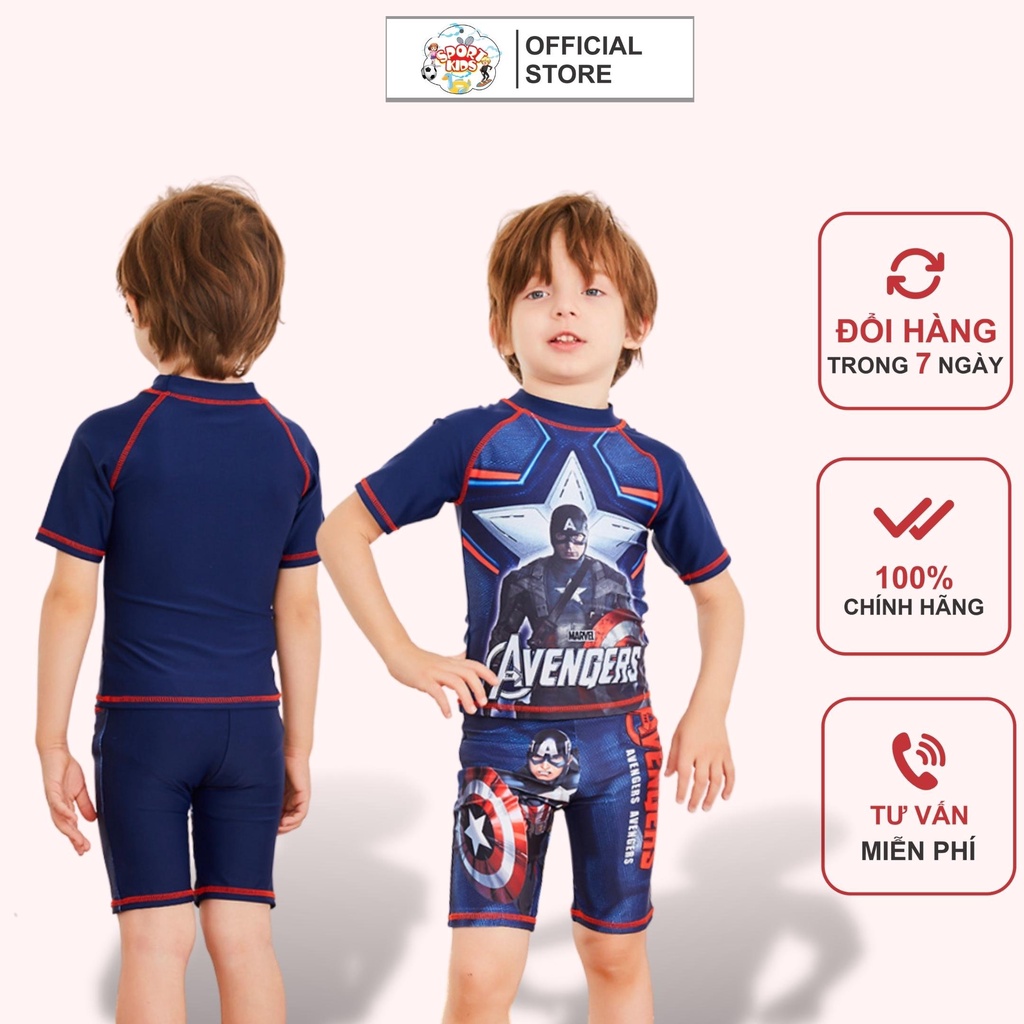 Đồ Bơi Sportkids In Hình Siêu Anh Hùng Cho Bé Trai từ 10kg đến 46kg