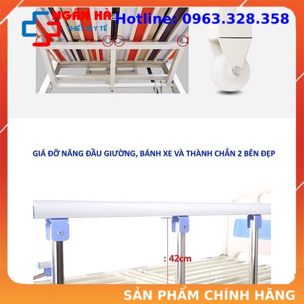 Giường bệnh nhân, Giường y tế y tế đa năng 1 tay quay giường