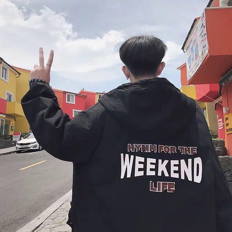 [Mã WASKT410K giảm 10K đơn 50K] Áo khoác dù unisex form rộng WEEKEND nam nữ phong cách ulzzang WIND | BigBuy360 - bigbuy360.vn
