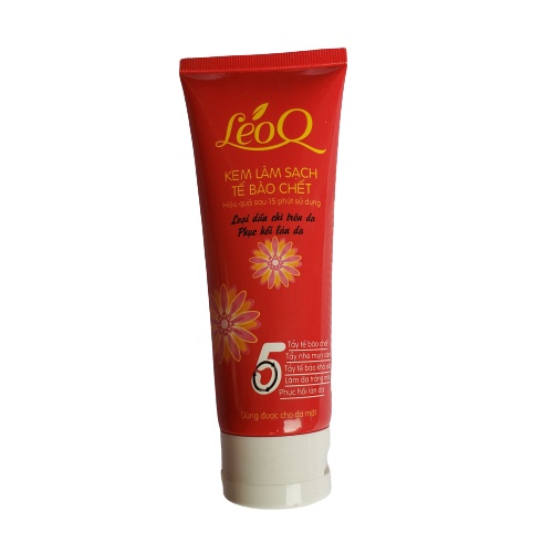 Gel tẩy tế bào chết trắng da mặt và body toàn thân LeoQ 80g