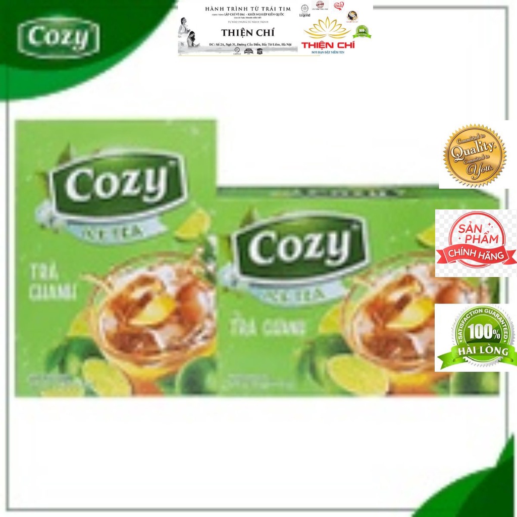 Trà CoZy Icetea hương vị Chanh - Trà hòa tan
