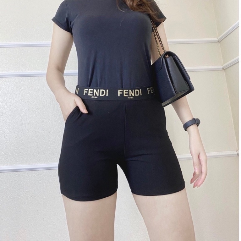 Quần short⚡️FREESHIP⚡️quần short đùi nữ cạp chữ vải umi hàn lạnh co giãn 4 chiều(cạp ngẫu nhiên) | BigBuy360 - bigbuy360.vn