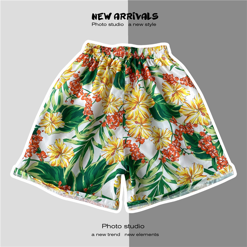 Quần Short Nam Đi Biển Phong Cách Hawaii