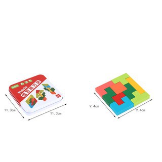 Đồ Chơi Xếp Hình Trí Uẩn Tangram Thông Minh Xếp 100 Hình Khác Nhau Cho Bé (Đồ Chơi Trẻ Em)