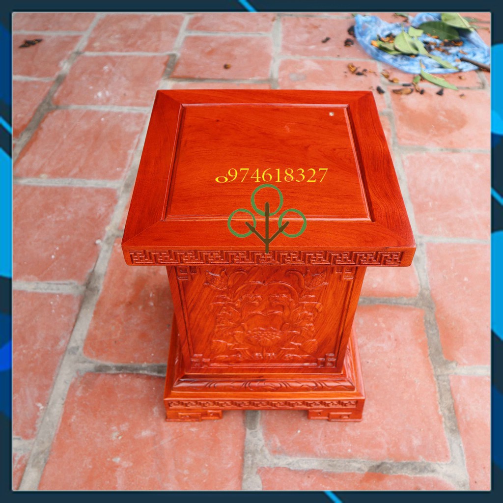 Đôn chân loa gỗ hương kê đồ phong thủy hàng cao cấp cao 40cm | BigBuy360 - bigbuy360.vn