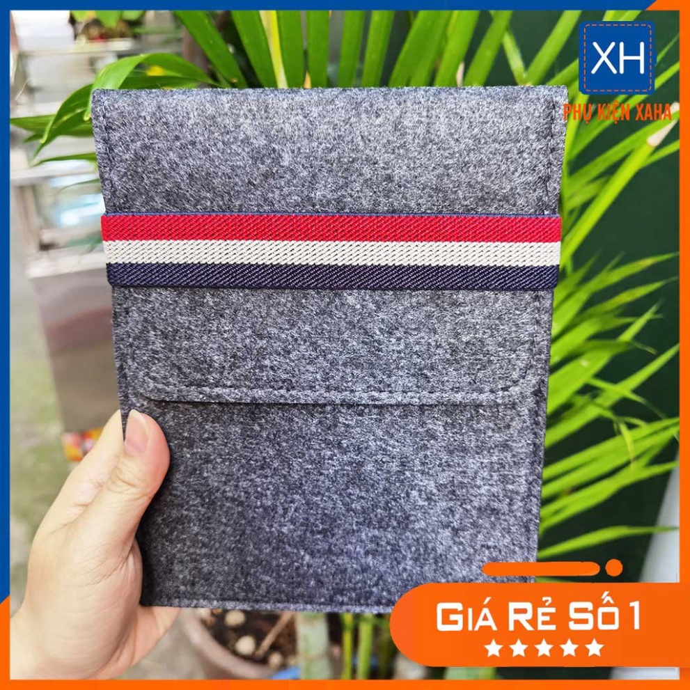 Túi Chống Sốc Kindle PaperWhite 1/2/3/4 Basic Kobo Clara HD Vải Nỉ Đường May Đẹp - Phụ Kiện Đẹp XaHa