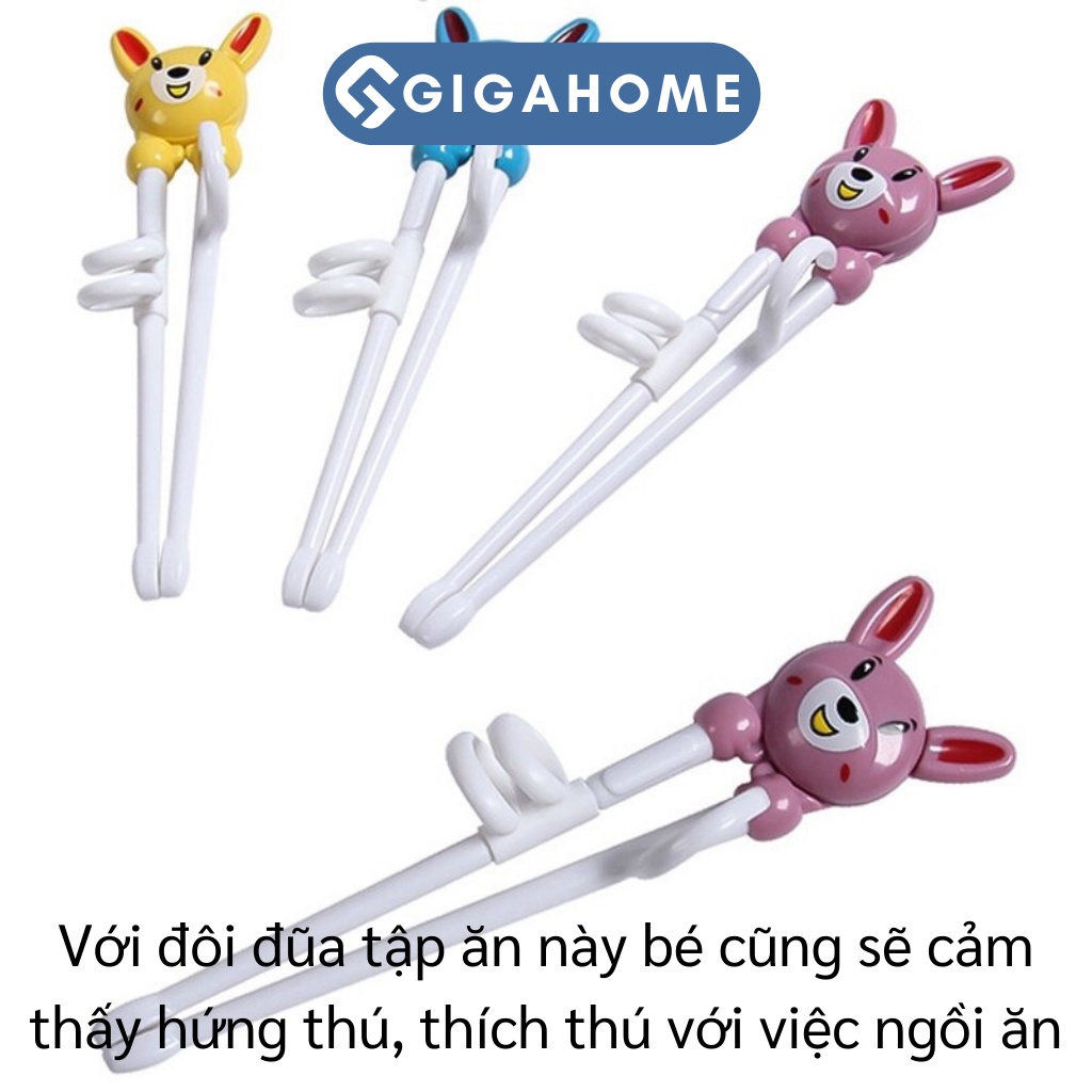 Đũa Tập Ăn Gắp Xỏ Ngón Hình Thú Đáng Yêu GIGAHOME 9887