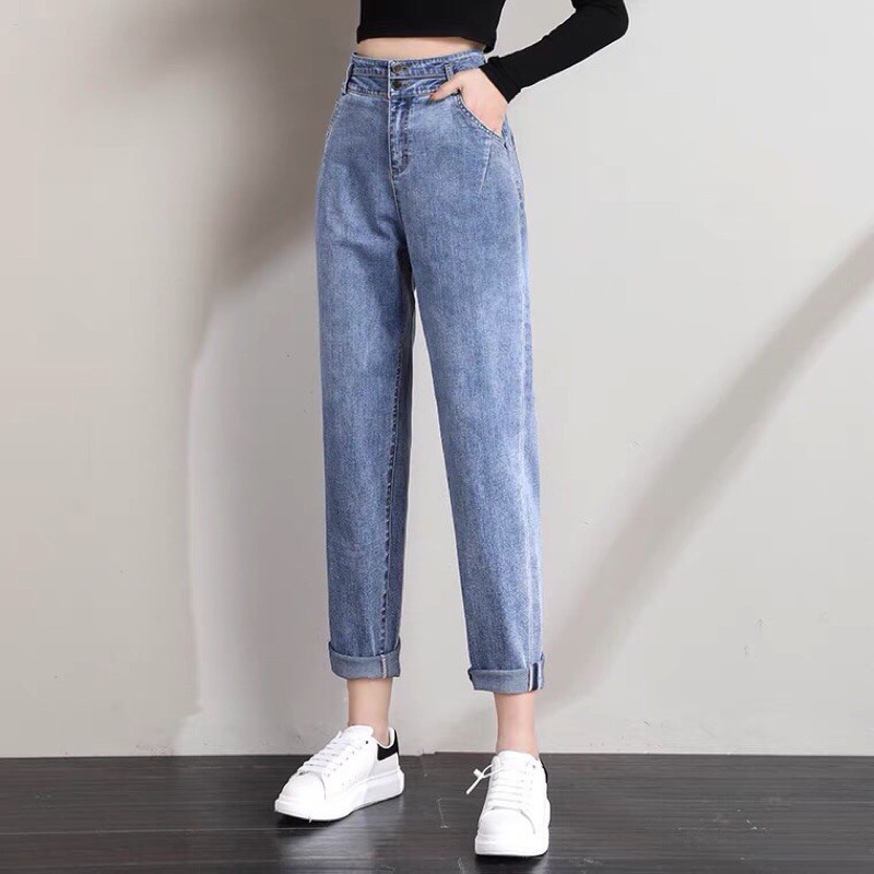 Quần bò baggy nữ quần jean baggy nữ quần jeans nữ lưng cao chất đẹp Hot Trend 2022 - HAPONO-J021
