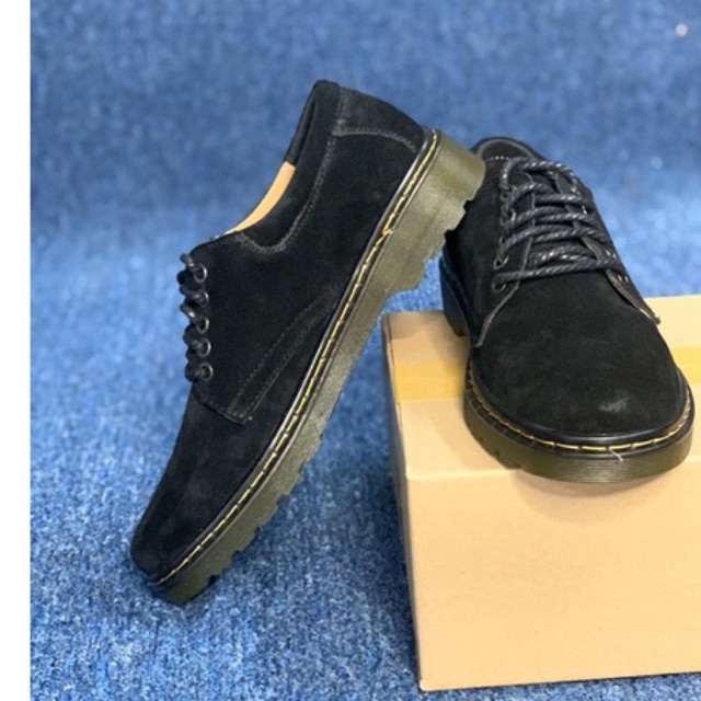 Giày Dr Martens Da Bò Lộn -Bảo Hành 12 Tháng