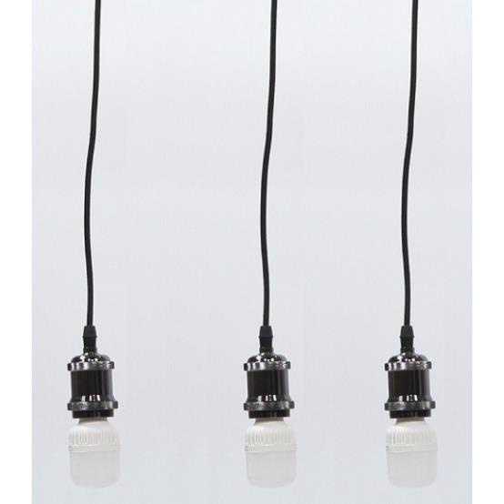 Bộ 3 dây đèn thả cổ điển bóng đèn led búp trụ trang trí 5w