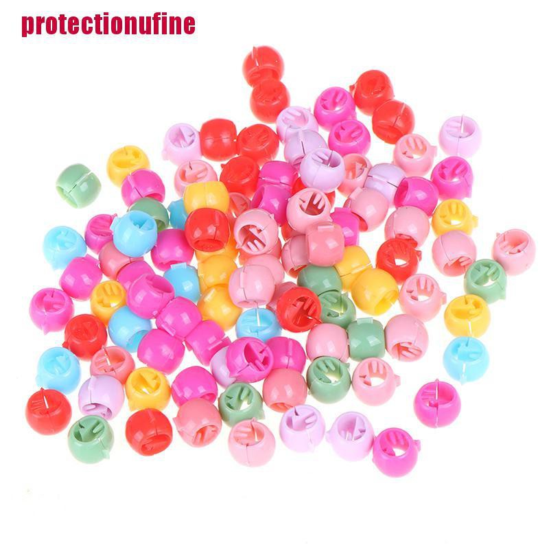 Set 100 Kẹp Tóc Càng Cua Mini Màu Kẹo Dễ Thương Cho Nữ