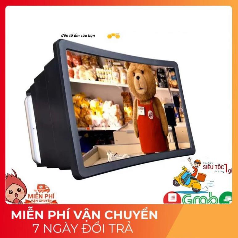 Kính Xem Phim Phóng Đại Hình Ảnh Điện Thoại 3D 8 Inch Thế Hệ Mới 2020