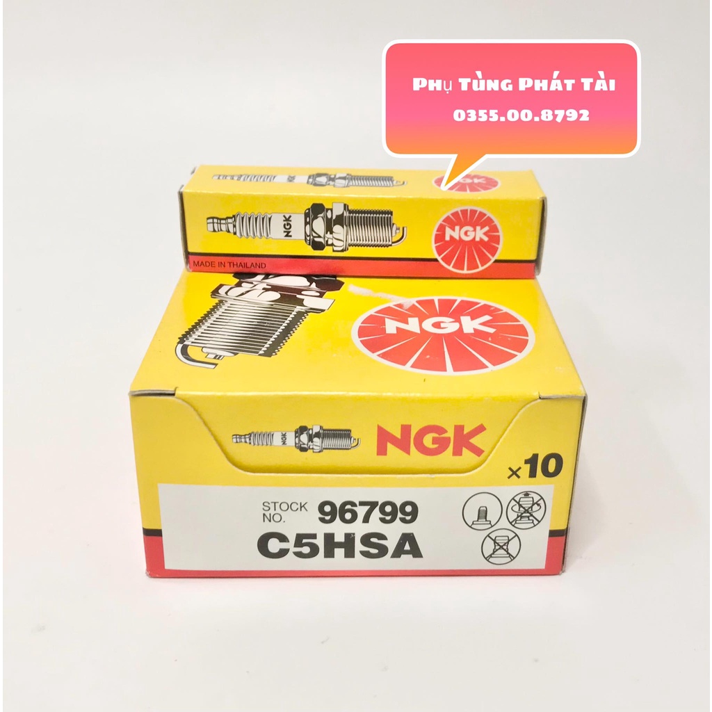 Bugi NGK Chân Ngắn Dream - Wave - Sirius MADE IN THAILAN