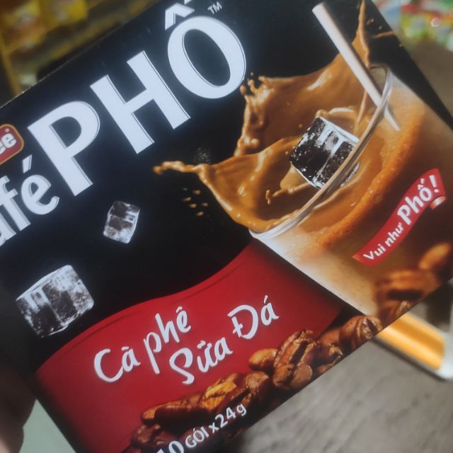 Hộp 10 gói cà phê sữa Phố