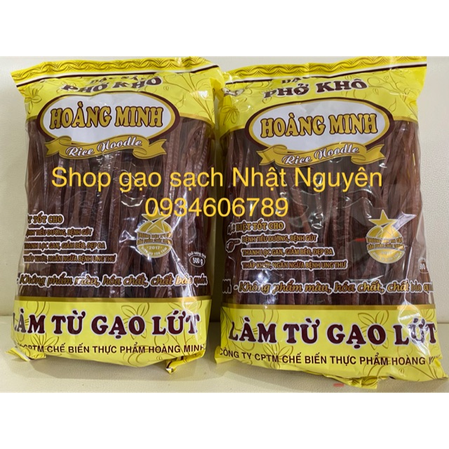 (1kg) Phở Gạo Lứt Đỏ Hoàng Minh (Mì Gạo Lứt)