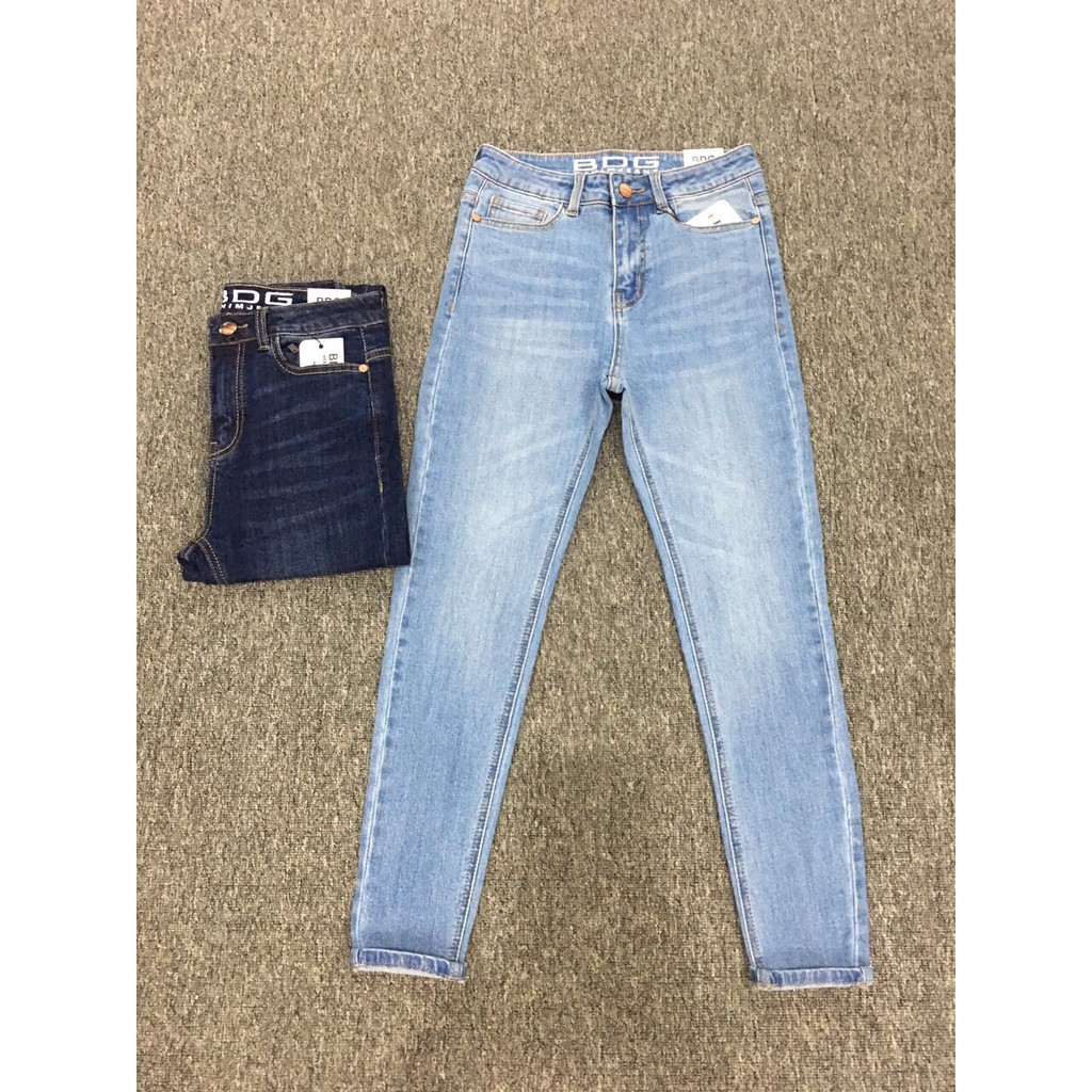 Quần jean thun nữ from skiny