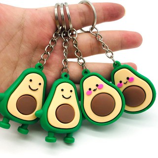 🌺Móc khóa trái bơ dễ thương🌺-Móc khóa hình bơ dễ thương, móc khóa bơ-Móc khóa quả bơ mẫu 2