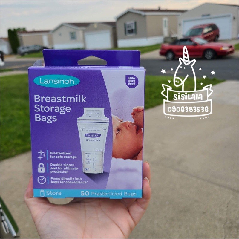 Túi trữ sữa Lansinoh