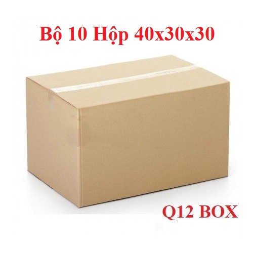 Bộ 10 Hộp Carton 40x30x30 Cm Thùng Carton Giá Rẻ