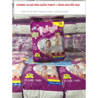 Bỉm Quần Pabys Thạch Thảo M13/ L12/ XL11/ XXL8 (11 - 13 Miếng)
