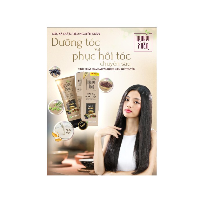 Dầu xả dược liệu Nguyên Xuân  - Dưỡng tóc và phục hồi tóc chuyên sâu, giảm rụng tóc