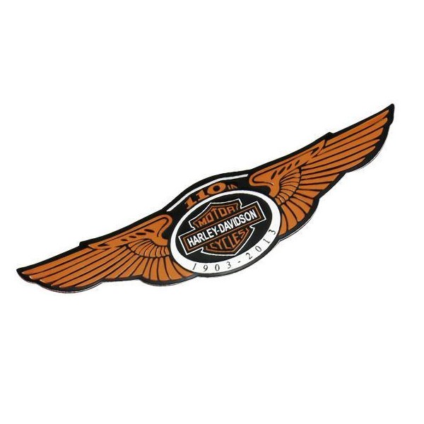Logo 3d Bằng Nhôm Trang Trí Xe Mô Tô Harley Davidson