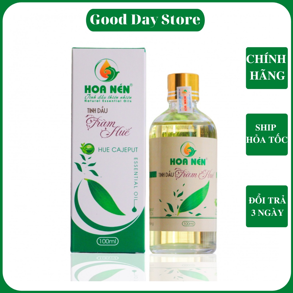 Tinh dầu tràm Huế Hoa Nén nguyên chất - Thơm phòng,giữ ấm,đuổi muỗi