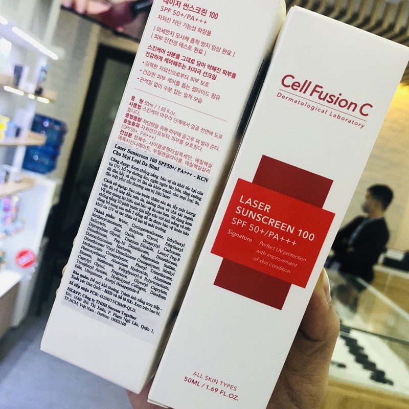 Kem Chống Nắng Cell Fusion C Laser Sunscreen 100 SPF 50+/PA+++