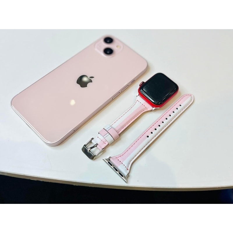 Dây Apple Watch Da Bảng Nhỏ Phối Màu Dễ Thương 2022